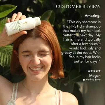 Rahua Voluminous Dry Shampoo Spray 1.8 Fl Oz, Long Lasting Dry Hair Shampoo Texture Spray for Clean Hair, Styling, Instant Texture & Volume, with Nourishing Natural, Plant-Based Derived Ingredients