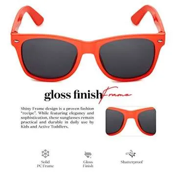 Retro Rewind Kids Sunglasses - UV400 Protection & Style