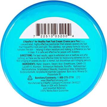 Bodiance Moisturizing Gel Heel Socks or Sleeves, 2 Pairs, Pink, Large, O'keeffe's Healthy Feet Foot Cream for Cracked Heels, Callus Treatment Bundle