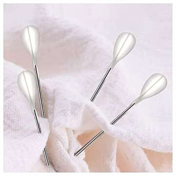 140 Pieces Corsage Pins, Pearl Head Pins Sewing Pins Straight Pins Boutonniere Pins Wedding Bouquet Pins for DIY Jewelry Making Sewing Wedding Prom Flower Decorations