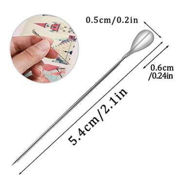 140 Pieces Corsage Pins, Pearl Head Pins Sewing Pins Straight Pins Boutonniere Pins Wedding Bouquet Pins for DIY Jewelry Making Sewing Wedding Prom Flower Decorations