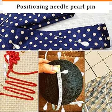 140 Pieces Corsage Pins, Pearl Head Pins Sewing Pins Straight Pins Boutonniere Pins Wedding Bouquet Pins for DIY Jewelry Making Sewing Wedding Prom Flower Decorations