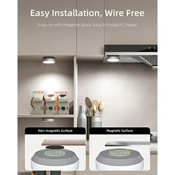 EZVALO Puck Lights - Dimmable Wireless LED Design