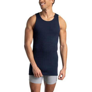 Men's Sleeveless Tank A-Shirt - 6 Pack by Fruit of the Loom