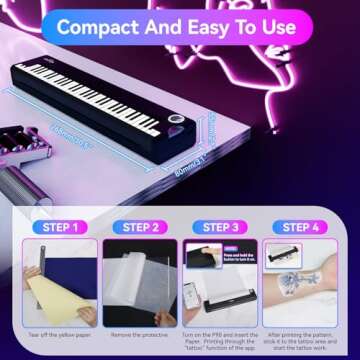 PeriPage Pino Wireless Tattoo Stencil Printer - Portable