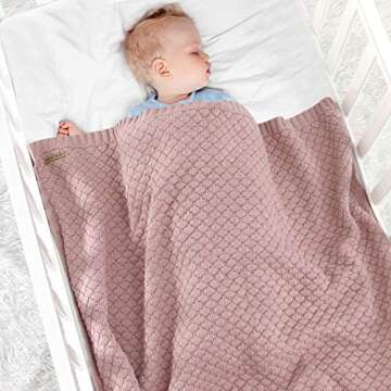 Soft Crochet Blanket for Newborns – mimixiong Baby Blanket