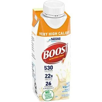 Boost High Calorie Nutritional Drink - Vanilla Flavor 12 Pack