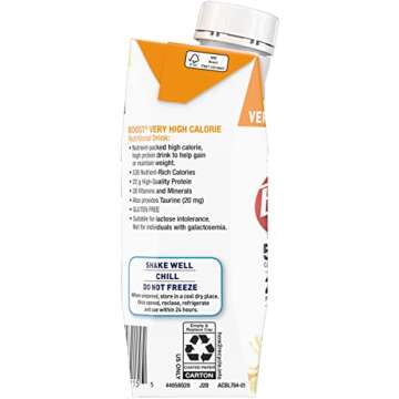 Boost High Calorie Nutritional Drink - Vanilla Flavor 12 Pack