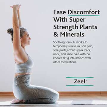 MediNatura Zeel Homeopathic Support Helps Relieve Pain & Stiffness Around Joints - Arnica + 14 Activ...