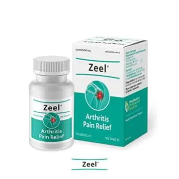 MediNatura Zeel Homeopathic Support Helps Relieve Pain & Stiffness Around Joints - Arnica + 14 Active Natural Ingredients - 100 Tablets