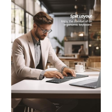 Nulea RT06 Foldable Keyboard for Travel and Comfort