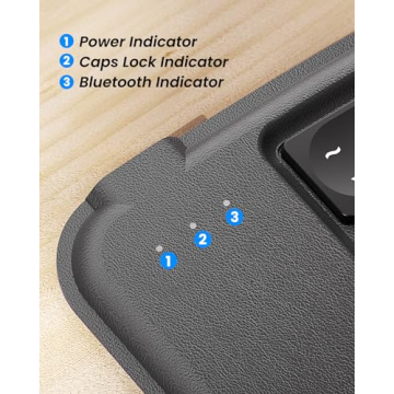 Nulea RT06 Foldable Keyboard for Travel and Comfort