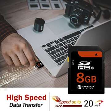 Nikon Coolpix S220 Digital Camera Memory Card 8GB (SDHC) Secure Digital High Capacity Class 4 Flash Card