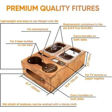 Wood Beer Box - Gift for Beer Lovers and Dads