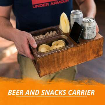 Wood Beer Box - Gift for Beer Lovers and Dads