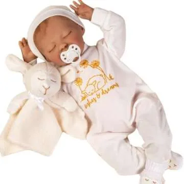 Paradise Galleries Realistic Reborn Baby Doll 21 Inch Lifelike Baby Doll 5 Piece Gift Set for Ages 3 and Up - Wishes and Dreams