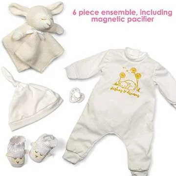 Paradise Galleries Realistic Reborn Baby Doll 21 Inch Lifelike Baby Doll 5 Piece Gift Set for Ages 3 and Up - Wishes and Dreams