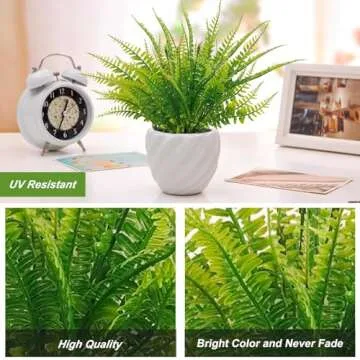 40 Pcs Boston Fake Ferns for Vibrant Home Decor