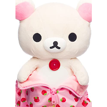 San-X Rilakkuma Sleeping Bag Plush - Adorable Cuddle Buddy