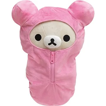 San-X Rilakkuma Sleeping Bag Plush - Adorable Cuddle Buddy