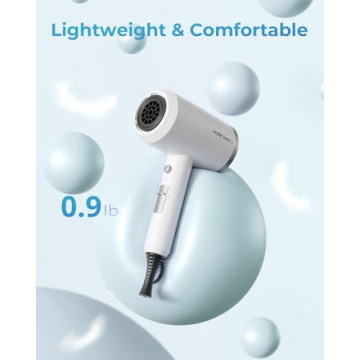 SHRATE Ionic Mini Hair Dryer - Travel & Gift Ready