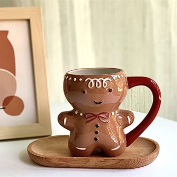 Fun Gingerbread Man Ceramic Coffee Mug for Gifts