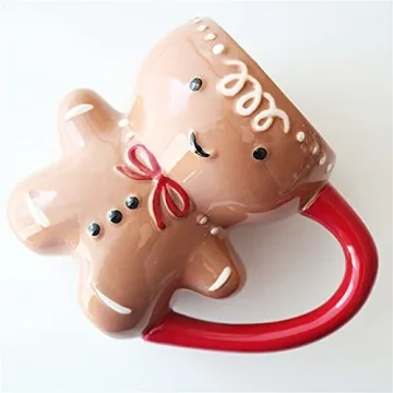 Fun Gingerbread Man Ceramic Coffee Mug for Gifts