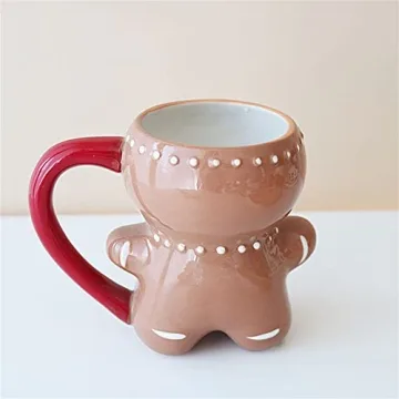 Fun Gingerbread Man Ceramic Coffee Mug for Gifts