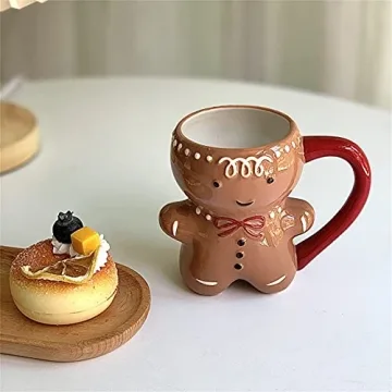 Fun Gingerbread Man Ceramic Coffee Mug for Gifts