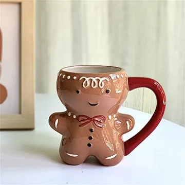 Fun Gingerbread Man Ceramic Coffee Mug for Gifts