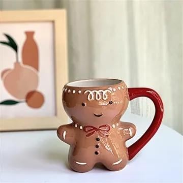 Fun Gingerbread Man Ceramic Coffee Mug for Gifts
