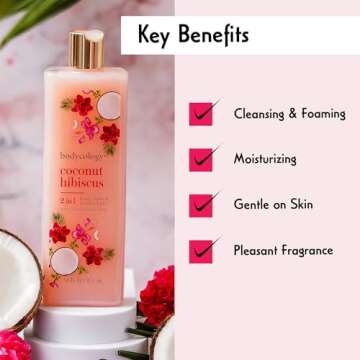 Coconut Hibiscus Moisturizing Body Wash for Women