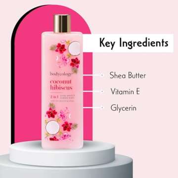 Coconut Hibiscus Moisturizing Body Wash for Women