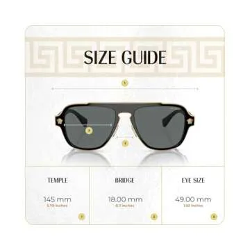 Versace VE2199 Polarized Geometric Sunglasses for Men