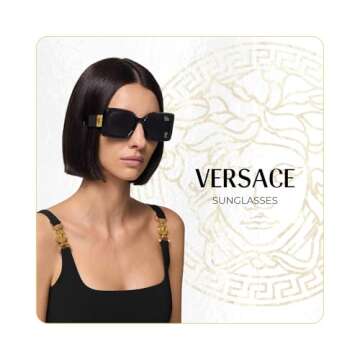 Versace VE2199 Polarized Geometric Sunglasses for Men