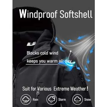 MAGCOMSEN Men's Tactical Jacket for Winter Adventures