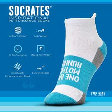 Inspirational Ankle Socks for Women - Gone For a Run