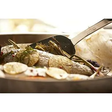 All-Clad Specialty Stainless Steel Kitchen Gadgets Pie Server Kitchen Tools, Kitchen Hacks Silver