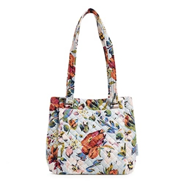 Vera Bradley Recycled Cotton Satchel - Stylish, Eco-Friendly & Lightweight