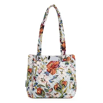 Vera Bradley Recycled Cotton Satchel - Stylish & Lightweight
