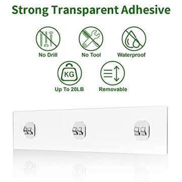 ODesign Large Shower Caddy with Removable 4 Hooks Adhesive Shower Shelf Basket No Drilling Rustproof SUS304 Kitchen Spice Racks Bathroom Storage Organizer - 2 Pack (Black)