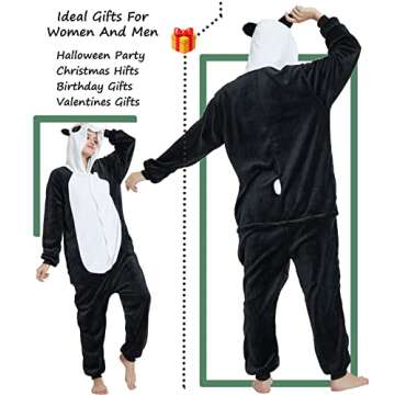 Très Chic Mailanda Panda Pajamas for Unisex Fun Comfort