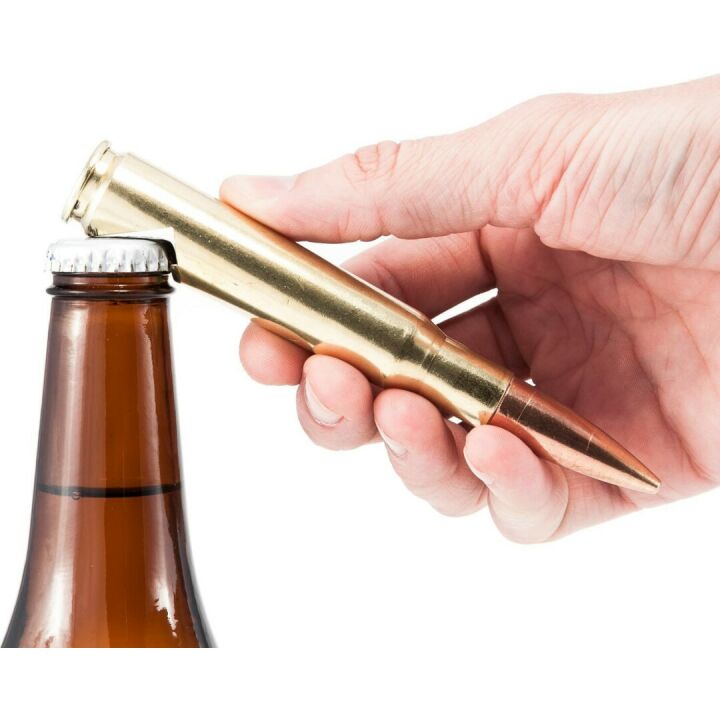 50 Caliber Brass Bullet Bottle Openers - Set of 6