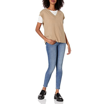 Staples by The Drop Women's Zhen Knit Vest for Effortless Style