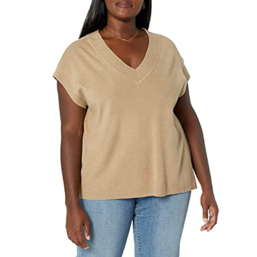 Staples by The Drop Women's Zhen Knit Vest for Effortless Style