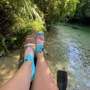 WateLves Water Shoes Mens Womens Beach Swim Shoes Quick-Dry Aqua Socks Pool Shoes for Surf Yoga Water Aerobics (Gradient Pink Blue, 40)