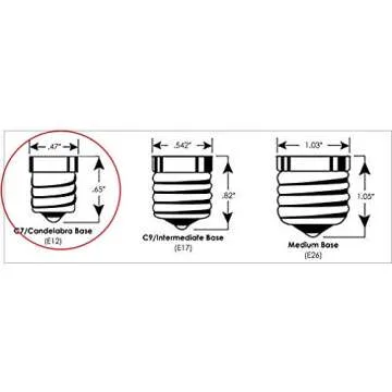 C7 Multicolor Christmas Light Bulbs - Durable & Bright 25 Pack