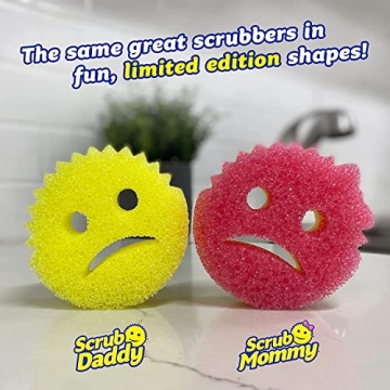 Scrub Daddy Fun Multi-Purpose Kitchen Sponge for Easy Cleaning