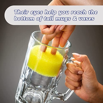 Scrub Daddy Fun Multi-Purpose Kitchen Sponge for Easy Cleaning