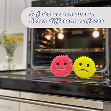 Scrub Daddy Fun Multi-Purpose Kitchen Sponge for Easy Cleaning